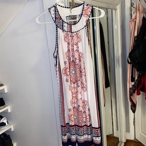 Beautiful patterned dress, size S. Hardly worn!